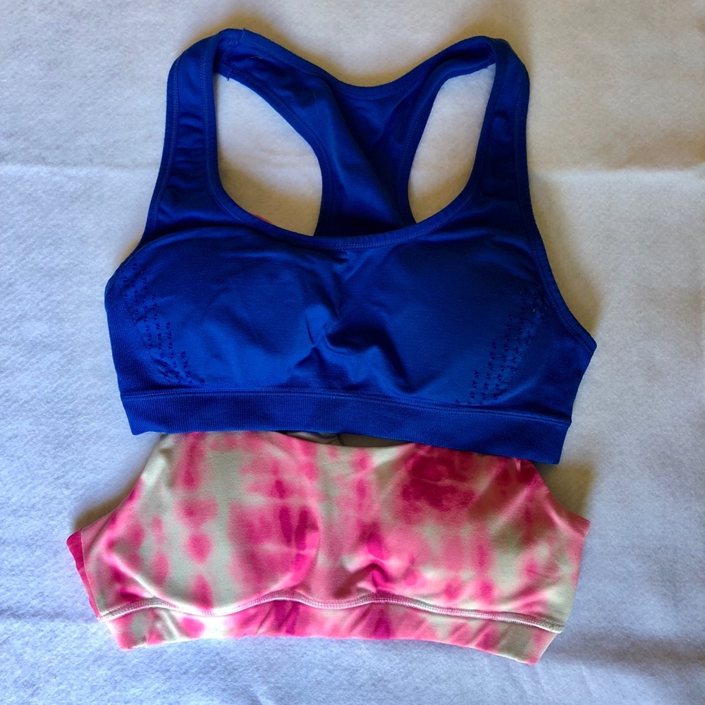 ⭐️2/$10⭐️ Sports Bras Bundle - blue and pink